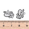 304 Stainless Steel with Enamel Pendants STAS-T073-24P-3