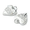 Rack Plating Brass Micro Pave Cubic Zirconia Pendants KK-K332-02P-3