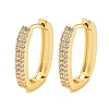 Rack Plating Oval Brass Hoop Earrings EJEW-N055-26G-RS-1
