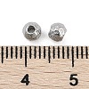 Anti-Tarnish Textured 316 Surgical Stainless Steel Beads STAS-M106-01B-P-2