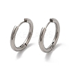 Tarnish Resistant 202 Huggie Hoop Earrings with 304 Stainless Steel Pins for Women EJEW-Q767-02D-P-1
