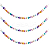 Cotton Christmas Pompom Ball String Ornaments AJEW-WH20020-101C-1
