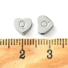 Tarnish Resistant 316L Surgical Stainless Steel Beads STAS-R230-01Q-P-1-3
