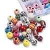 11 Style Sports Theme Acrylic Beads OACR-YW0001-92-4