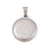 Non-Tarnish 304 Stainless Steel Pendants STAS-O065-18P-1