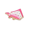 West Cowboy Theme Golden Plated Alloy Enamel Pendants FIND-B036-02F-2
