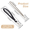2Pcs 2 Style Wristlet Bag Straps DIY-WR0003-05P-2