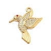 304 Stainless Steel Crystal Rhinestone Pendants STAS-R155-066G-1
