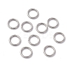 Non-Tarnish 304 Stainless Steel Open Jump Rings STAS-C040-01F-P-1