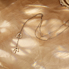 Stainless Steel Lariat Necklaces JR3164-1-3