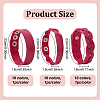 30Pcs 30 Colors PU Leather Braided Cord Bracelet BJEW-AN0001-85-2
