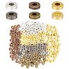 300Pcs 6 Colors Tibetan Style Alloy Spacer Beads TIBEB-GO0001-02-1