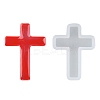 Cross Shape DIY Silicone Molds X-AJEW-P035-04-1