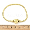 Brass European Style Bracelets for Jewelry Making BJEW-S158-17G-5