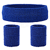 Polyester Elbow Sleeves and Headband AJEW-WH20010-49A-1