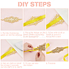 Rhombus Iron on Rhinestone Appliques DIY-WH0304-975A-3