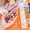 3025Pcs 24 Style ABS Plastic Imitation Pearl Cabochons and Imitation Taiwan Acrylic Rhinestone Cabochons SACR-PH0002-16-3