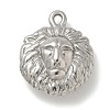 Anti-Tarnish 304 Stainless Steel Pendants STAS-Q334-36P-1