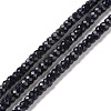 Synthetic Blue Goldstone Beads Strands G-H280-07-1
