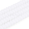 Opaque Spray Painted Glass Beads GLAA-ZX008-6mm-18G-2