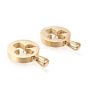 Ion Plating(IP) 304 Stainless Steel Pendants LS-STAS-F253-05G-2