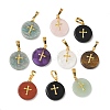 Natural Mixed Gemstone Pendants G-K385-16G-2