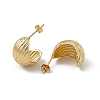 Rack Plating Brass Stud Earrings for Women EJEW-M213-46G-2