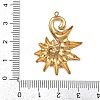 304 Stainless Steel Pendants STAS-G363-01G-3