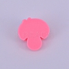 Opaque Frosted Resin Cabochon RESI-WH0009-15-2