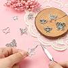 100Pcs 10 Styles Tibetan Style Alloy Pendants TIBEP-CJ0002-87-3