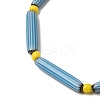 Handmade Lampwork Chevron Beads LAMP-Z019-01-09-3