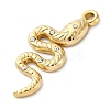 PVD Vacuum Plating 304 Stainless Steel Rhinestone Pendants STAS-S163-22G-2