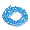 Electroplate Glass Beads Strands EGLA-A035-J6mm-A07-2
