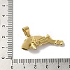 PVD Vacuum Plating 304 Stainless Steel Pendants STAS-B069-41G-02-3