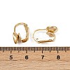 Brass Clip-on Earring Findings KK-P310-27A-G-3