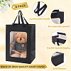 Paper Visible Window Gift Bags with Rope Handles ABAG-WH0040-14A-4