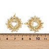 Brass Micro Pave Cubic Zirconia Pendants KK-C132-01B-G-3