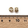 Brass Micro Pave Cubic Zirconia Beads KK-Z126-16G-2