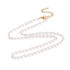 PVD Vacuum Plating 304 Stainless Steel Beaded Necklaces NJEW-E064-07G-1