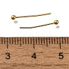 Brass Ball Head Pins KK-H502-03K-G-3