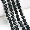 Natural Green Kyanite Beads Strands G-T140-6mm-07-3