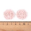 Flower Opaque Resin Cabochons CRES-T025-28C-01-3