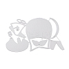 Girl Carbon Steel Cutting Dies Stencils DIY-P076-42-4