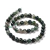Natural Moss Agate Beads Strands G-E571-21B-3
