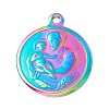 Ion Plating(IP) 304 Stainless Steel Pendants STAS-C049-31M-1