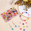 180Pcs Transparent Acrylic Beads OACR-PA0001-54-4
