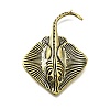 Brass Manta Ray Figurine Statue for Living Room Table Home Decoration DJEW-Q008-08AB-1