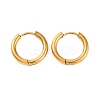 Ion Plating(IP) 202 Stainless Steel Huggie Hoop Earrings EJEW-O087-06F-G-01-1