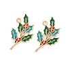 Golden Plated Alloy Enamel Pendants ENAM-Z017-03G-1