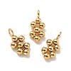 PVD Vacuum Plating 201 Stainless Steel Pendants LS-STAS-C052-01G-1